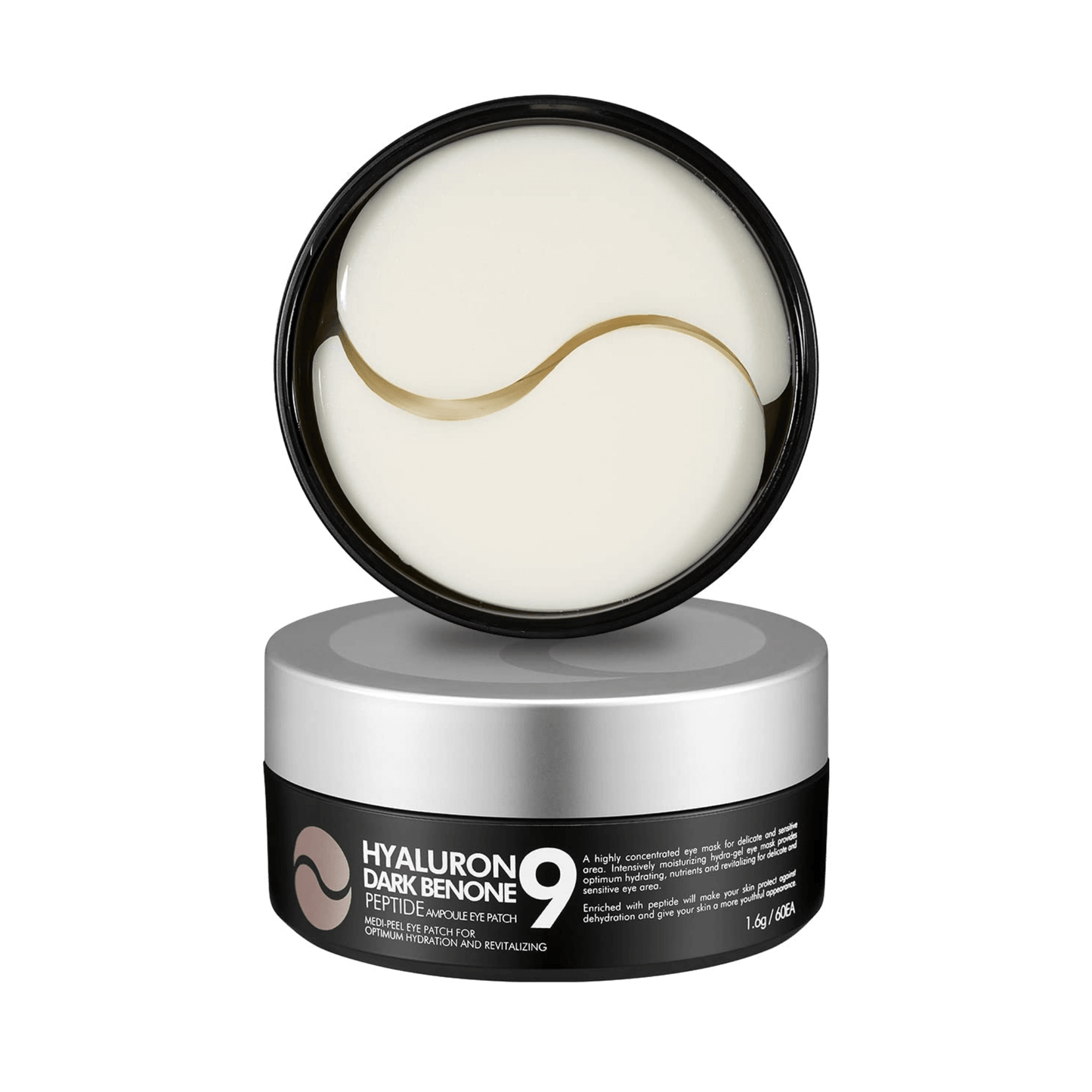 Medi-Peel, Hyaluron Dark Benone 9, Ampola de Peptídeos para os Olhos, 60 Adesivos