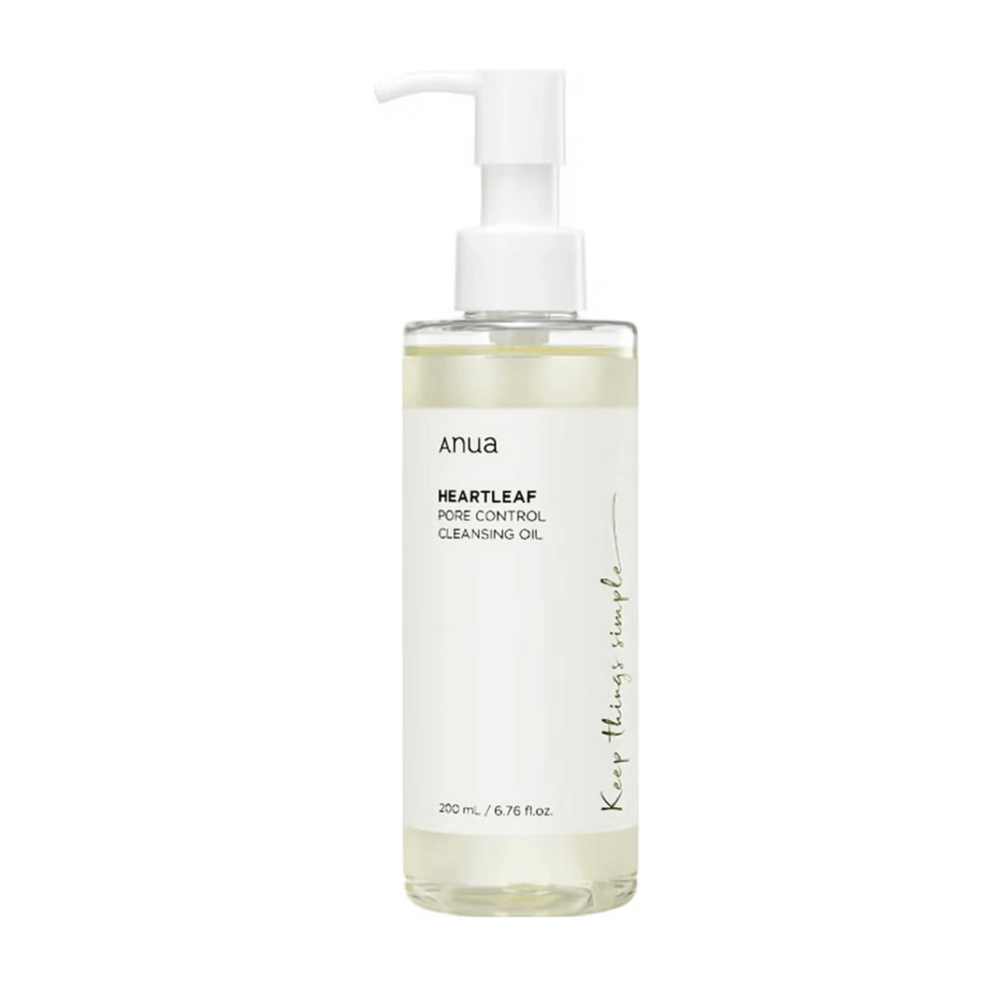 Anua – Huile nettoyante pour le contrôle des pores Heartleaf 200 ml