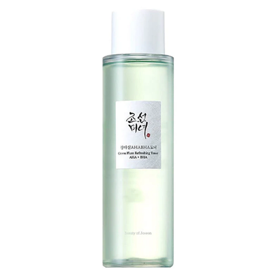 Tonique rafraîchissant à la prune verte : AHA + BHA