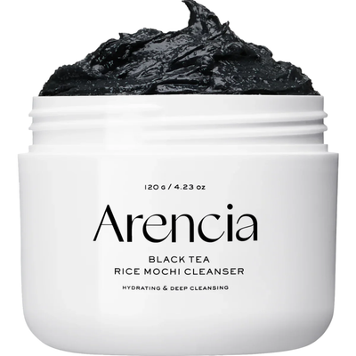 Arencia – Nettoyant au thé noir et au riz mochi, 120 g