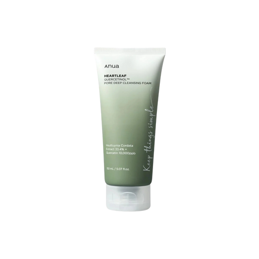 Anua - Mousse nettoyante en profondeur pour les pores au quercétinol Heartleaf - 150 ml