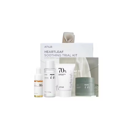 Anua Heartleaf Soothing Trial Kit 10 ml + 20 ml + 40 ml + 2 pcs